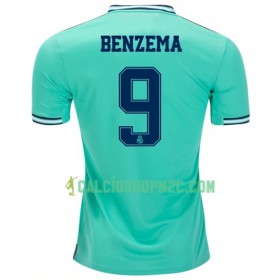 Real Madrid BENZEMA 9 Maglia Terza 2019/2020 Manica Corta